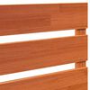 vidaXL Headboard Wax Brown 200.5 x 3 x 80 cm Solid Pine Wood