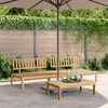 vidaXL Garden Pallet Middle Sofas 2 pcs Solid Wood Acacia