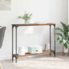 vidaXL Console Table Old Wood 100 x 22.5 x 75 cm Engineered Wood