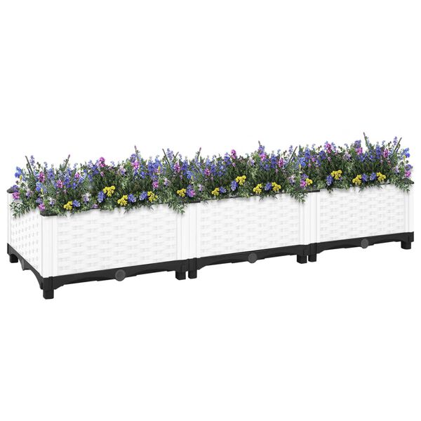 vidaXL Raised Bed 120x40x23 cm Polypropylene