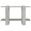 vidaXL Book Cabinet/Room Divider Concrete Grey 80x30x51 cm
