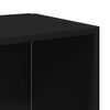 vidaXL Corner Cabinet Black 33x33x67 cm Engineered Wood