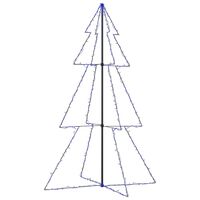 vidaXL Christmas Cone Tree 240 LEDs Indoor and Outdoor 118x180 cm