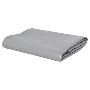 vidaXL Tarpaulins Grey 2 x 3 m Canvas with PVC Coating
