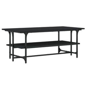 vidaXL Coffee Table Black 100x50x40 cm Engineered Wood