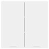 vidaXL Hanging Cabinet with Door White 80 x 31 x 80 cm Engineered Wood