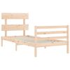 vidaXL Bed Frame without Mattress Small Single Solid Wood