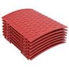 vidaXL Christmas Tree Skirt Red Ø56x23 cm Plastic