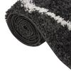 vidaXL Shaggy Rug High Pile Cream and Anthracite 120x170 cm