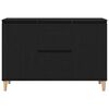 vidaXL Sideboard with Drawer Black 102 x 35 x 60 cm Engineered wood