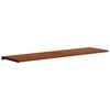vidaXL Window Sill Brown Wood 160 x 45 x 4.5 cm PVC