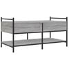 vidaXL Coffee Table Grey Sonoma 99x50x50 cm Engineered Wood