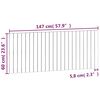 vidaXL Wall Headboard Grey 147x3x60 cm Solid Wood Pine