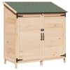 vidaXL Garden Shed Natural 106.5 x 56 x 113.5 cm Engineered Wood