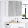 vidaXL Hanging Cabinet Grey Sonoma 80 x 31 x 80 cm Engineered Wood