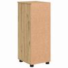 vidaXL Bathroom Cabinet with Drawer Artisan Oak 30 x 35 x 80 cm