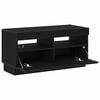 vidaXL TV Cabinet Black Oak 80 x 35 x 40 cm Engineered Wood