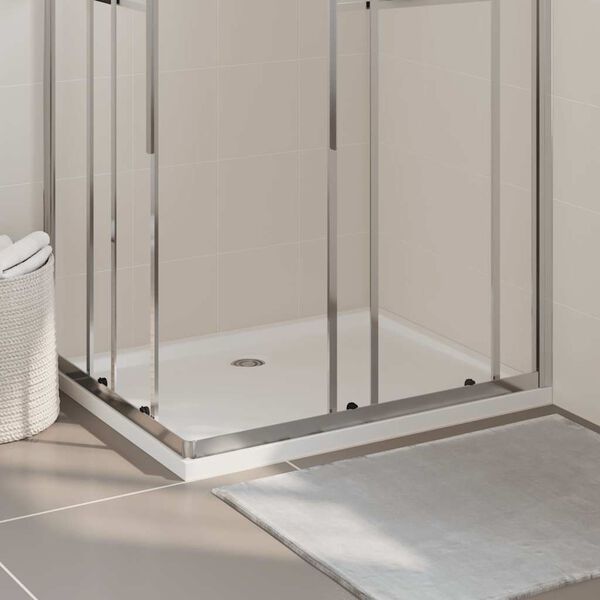 vidaXL Rectangular ABS Shower Base Tray 80x100 cm