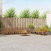 vidaXL Outdoor Sofa Set 8 pcs Natural Solid Acacia Wood