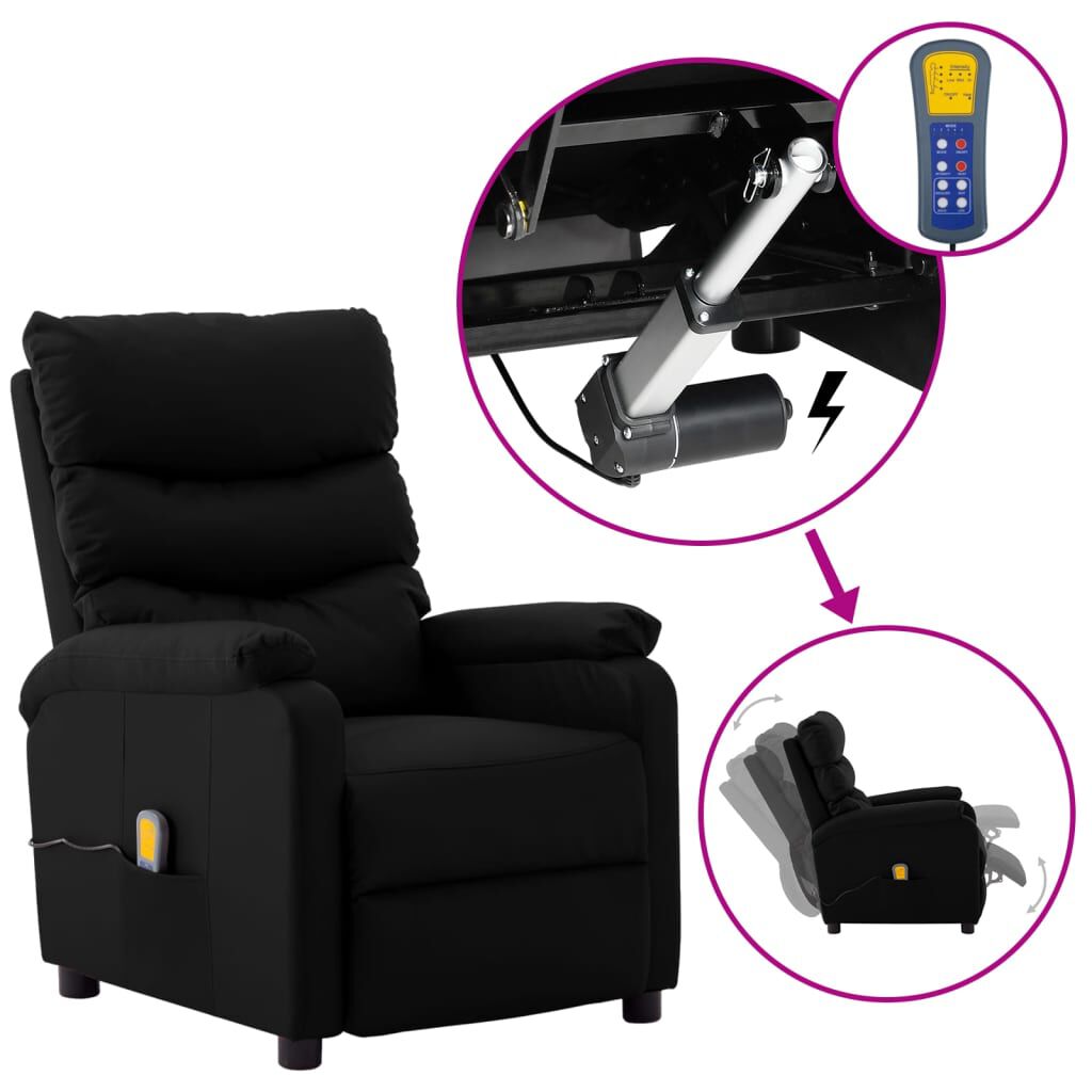 Massage discount wingback recliner
