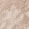 vidaXL Faux Rabbit Fur Rug Olite Taupe 80 x 250 cm Polyester