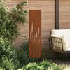 vidaXL Garden Privacy Screen Rusty 32 x 140 cm Weathering steel