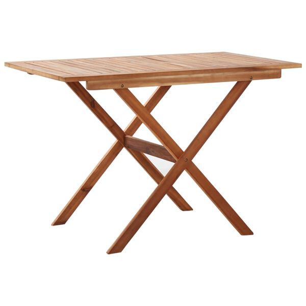 vidaXL Garden Table 110x67x74 cm Solid Acacia Wood