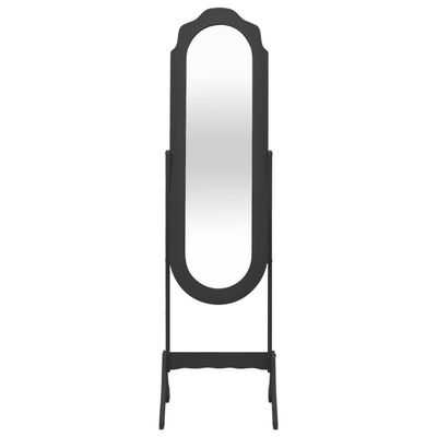 vidaXL Free Standing Mirror Black 46x48x164 cm
