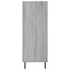 vidaxL Shelf Cabinet Grey Sonoma 69.5x32.5x90 cm Engineered Wood