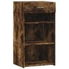 vidaXL Sideboard Smoked Oak 50x42,5x93 cm Engineered Wood