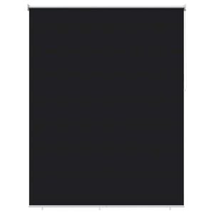 vidaXL Outdoor Roller Blind UV Protection Black 185 x 230 cm (W x H)