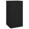 vidaXL Saddle Cabinet Black 53x53x105 cm Steel