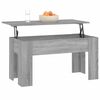vidaXL Coffee Table Grey Sonoma 101x49x52 cm Engineered Wood