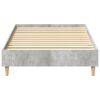 vidaXL Bed Frame Concrete Grey 203 x 93 x 25 cm Engineered Wood