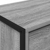 vidaXL TV Cabinet Grey Sonoma 100 x 36 x 49.5 cm Engineered Wood