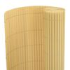 vidaXL Garden Fence Double-Sided Yellow 1.8x3 m PVC
