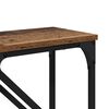 vidaXL Console Table 2 pcs Old Wood 100 x 28 x 75 cm Engineered Wood