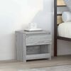 vidaXL Bedside Cabinet Grey Sonoma 40x30x39 cm Engineered Wood