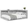 vidaXL Bookcase Bed Grey sonoma 150 x 200 cm Engineered wood