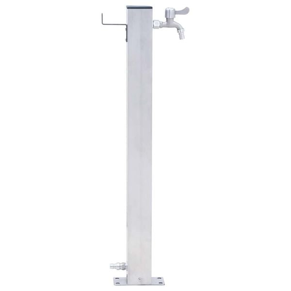 vidaXL Garden Water Column 60 cm Stainless Steel Square