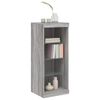 vidaXL Sideboard with LED Lights Grey Sonoma 41x37x100 cm