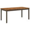 vidaXL Coffee Table Natural and Coffee 50 x 100.5 x 45 cm
