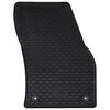 vidaXL Car Mat 4 pcs Black suitable for VW TIGUAN 2016-2023 Rubber