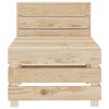 vidaXL Garden Pallet Sofa Wood