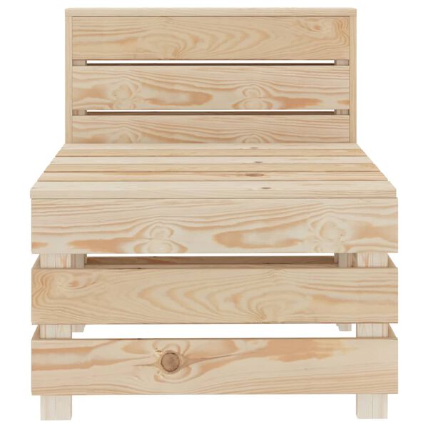 vidaXL Garden Pallet Sofa Wood