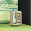 vidaXL Golf Cabinet with Wheel Plain Sonoma Oak 65 x 45 x 98 cm