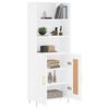 vidaXL Highboard White 69.5x34x180 cm Engineered Wood