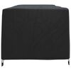 vidaXL Loungers Cover Plain Black 205 x 100 x 70 cm Fabric