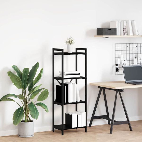 vidaXL Bookshelf Black Oak 40 x 30 x 119 cm Engineered Wood