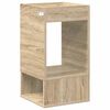vidaXL End Table Sonoma Oak 30 x 30 x 56 cm Engineered Wood